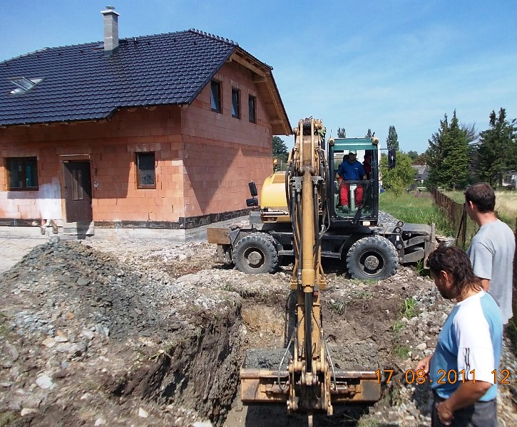 Výkop na septik